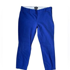 J Crew Women’s Size 6 | Minnie Fit Blue Stretch Pants Side Zipper